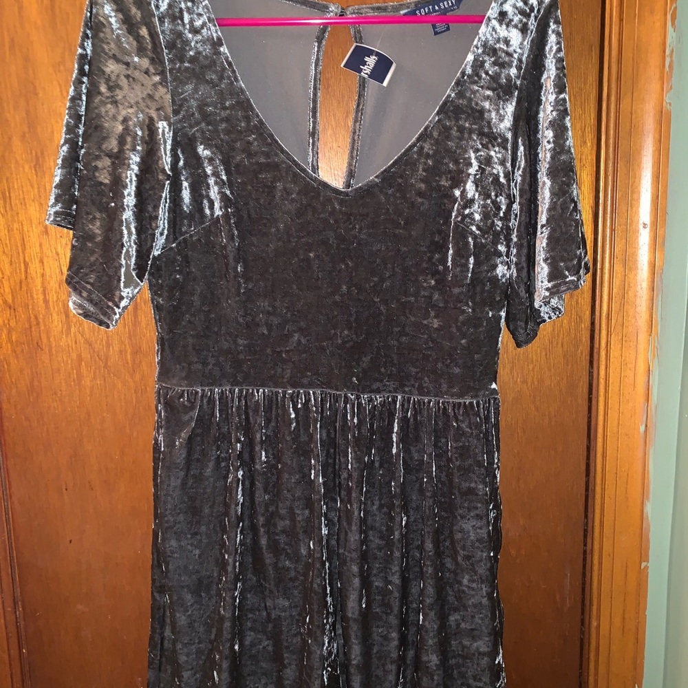 Velvet Romper NEW with tags
